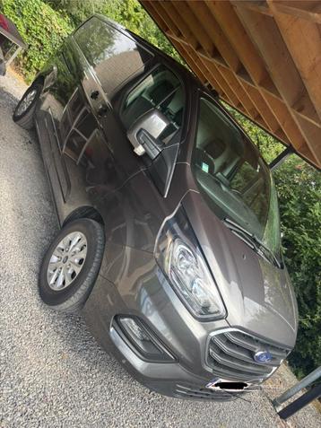 Ford Transit Custom L2 H1 2.TDCI, Argent ou Gris, Euro 6, 3 places, Noir