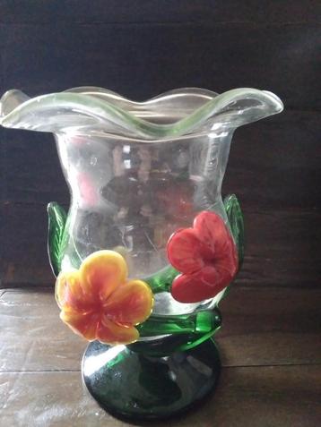 Prachtig mondgeblazen vaasje...Murano?? beschikbaar voor biedingen