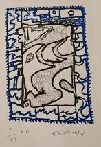 Pierre Alechinsky - Séquence - kleurenets + boek, Antiek en Kunst, Ophalen of Verzenden