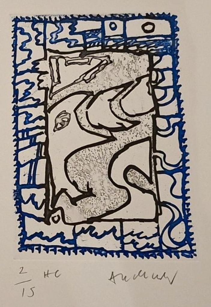 Pierre Alechinsky - Séquence - kleurenets + boek, Antiek en Kunst, Kunst | Etsen en Gravures, Ophalen of Verzenden