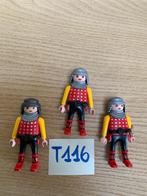PLAYMOBIL T116 - LOT 3 RIDDERS, Kinderen en Baby's, Ophalen of Verzenden, Nieuw, Los Playmobil