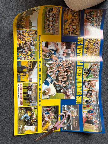 Grande affiche de football KVC Westerlo, Enlèvement, Comme neuf