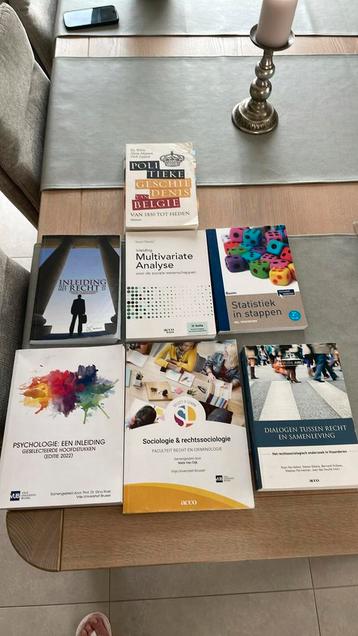 Studieboeken criminologie 1e jaar VUB beschikbaar voor biedingen