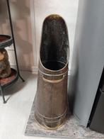 2 massieve koperen kolenbussen met slagwerk, Enlèvement, Utilisé