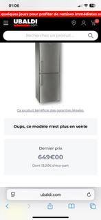Grande frigo avec partie congélateur etat neuf LIRE L ANNONC, Electroménager, Classe énergétique A ou plus économe, 160 cm ou plus