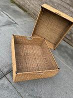 2 rieten manden met handvat, Ophalen, Overige materialen, Gebruikt, 50 tot 100 cm