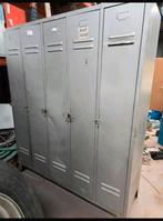 Metalen vintage industriele locker lockerkast hal 5 deurs, Ophalen of Verzenden, Gebruikt