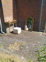 barok ensemble, muurtafel, spiegel, 2 muurlampen+poef igst., Huis en Inrichting, Ophalen, Zo goed als nieuw