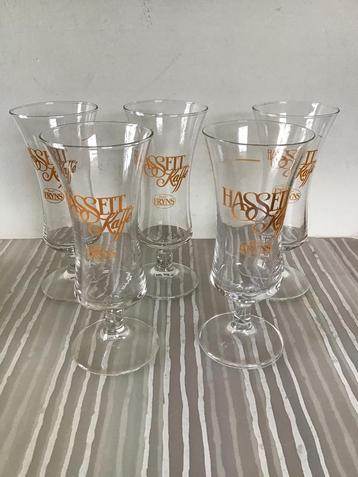 5 verres Hasselt Kaffé beschikbaar voor biedingen
