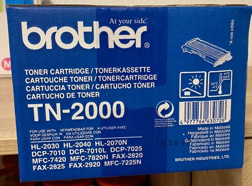 Brother TN-2000 toner, Informatique & Logiciels, Fournitures d'imprimante, Neuf, Toner, Enlèvement ou Envoi