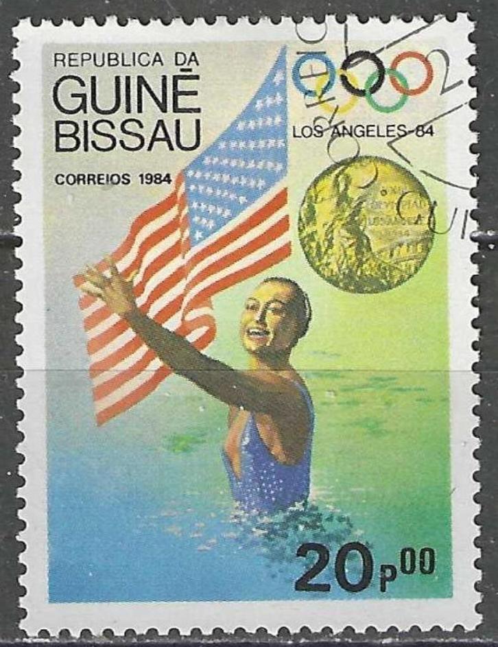 Guinee-Bissau 1984 - Yvert 324 - Los Angeles (ST), Postzegels en Munten, Postzegels | Afrika, Gestempeld, Guinee, Verzenden