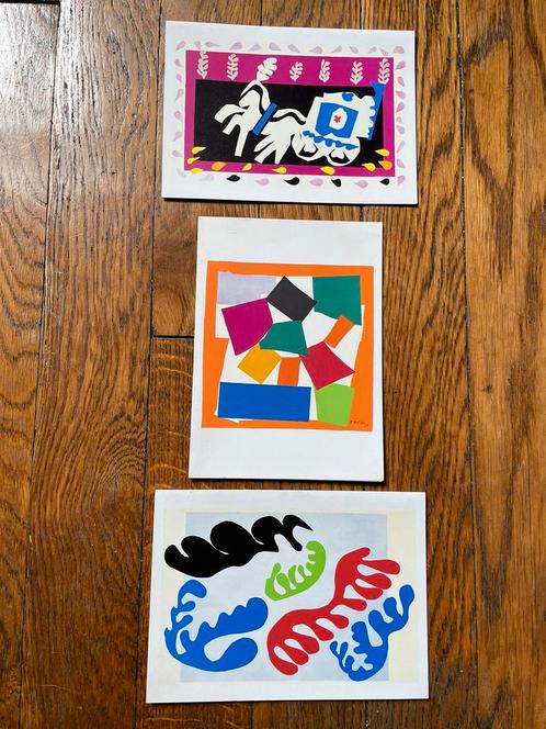 3 cartes postales Henri Matisse (French, 1869-1954), Verzamelen, Postkaarten | Themakaarten