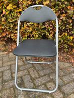 Klapstoel - grijs/zwart 10 stuks, Huis en Inrichting, Stoelen, Ophalen, Gebruikt, Grijs