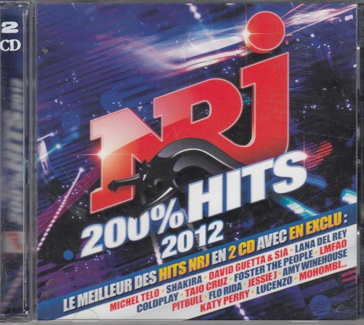 NRJ 200% Hits 2012 | House, Dance-pop, Pop Rap  | B1, Cd's en Dvd's, Cd's | Verzamelalbums, Gebruikt, Dance, Ophalen of Verzenden