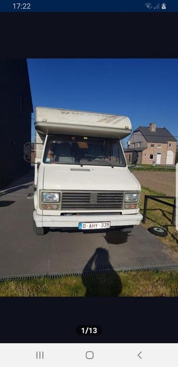 Peugeot hyper 280l met werk aan, Caravans en Kamperen, Mobilhomes, Diesel, Tot en met 3, Particulier, Hymer