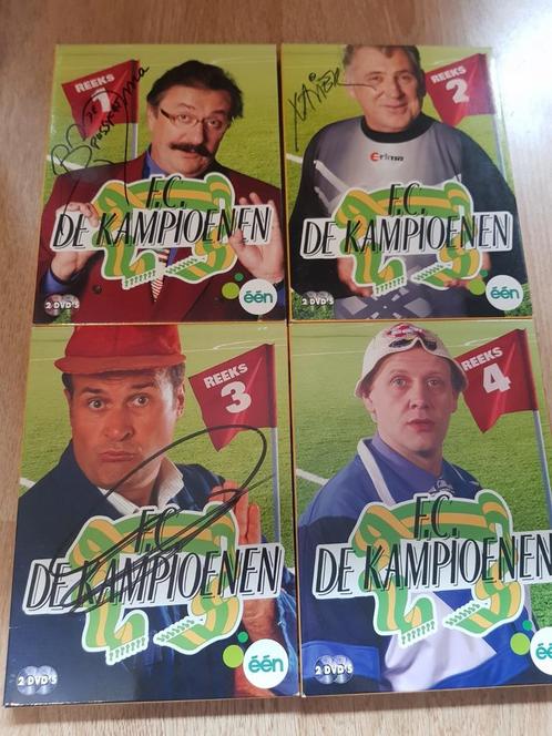 Complete gesigneerde collectie van FC De Kampioenen, CD & DVD, DVD | TV & Séries télévisées, Comme neuf, Enlèvement ou Envoi