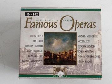 CD-box 10 CD's Highlights from Famous Operas
