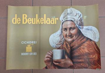 Affiche 1954 Chicoree De Beukelaar