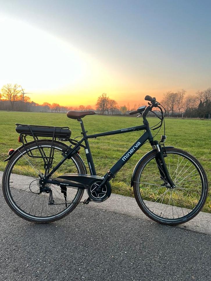 Schitterende Elektrische Minerva Nieuwstaat, Amper 3500 km!, Fietsen en Brommers, Elektrische fietsen, Zo goed als nieuw, Ophalen of Verzenden