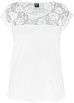Wit kanten T-shirt - Top met kant - URBAN CLASSICS - S - neu, Kleding | Dames, Nieuw, Ophalen of Verzenden, Wit, Maat 36 (S)