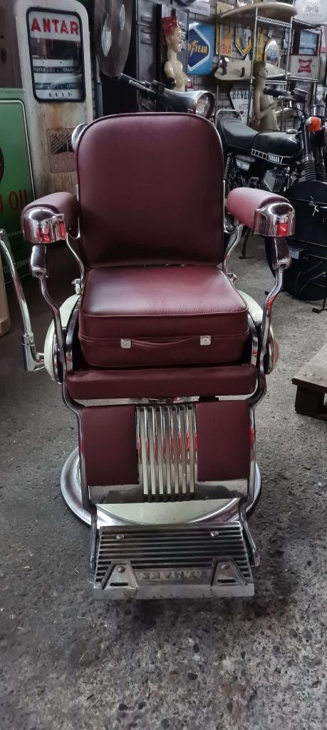 Chaise de barbier Maes des années 1950 avec chaise de barbie, Collections, Rétro, Autres types, Enlèvement