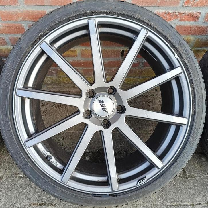 Aez Velgen 20inch + Banden, Auto-onderdelen, Banden en Velgen, Banden en Velgen, Zomerbanden, 20 inch, Personenwagen, Gebruikt