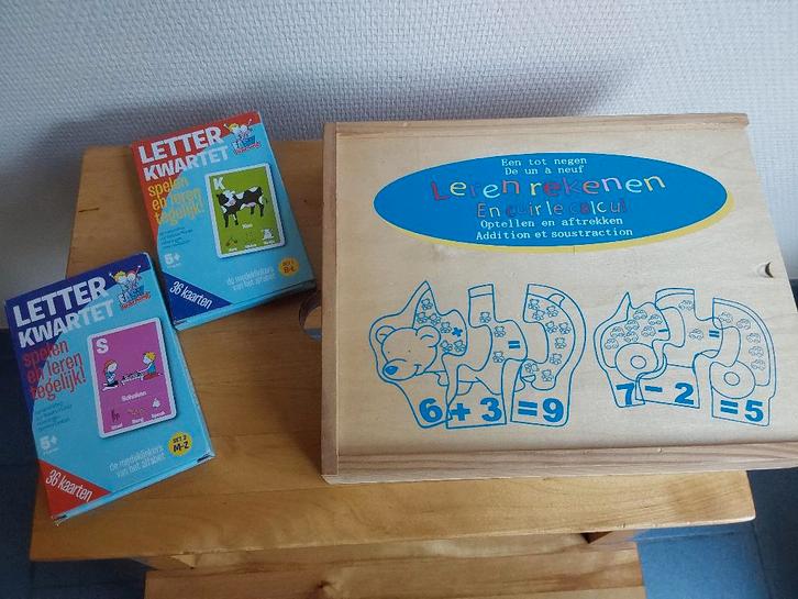 3 opvoedende spelletjes 5+ €5, Enfants & Bébés, Jouets | Éducatifs & Créatifs, Comme neuf, Langue et Lecture, Compter, Découverte
