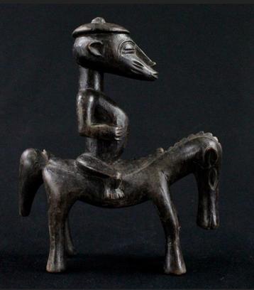charmant, cavalier miniature, sénoufo, bois, Enlèvement ou Envoi