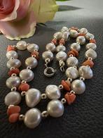 collier de perles et de corail,, Ophalen of Verzenden