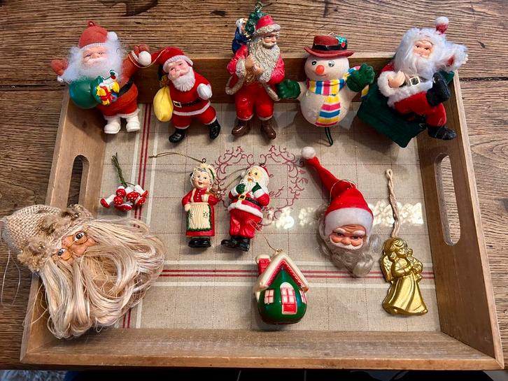 Vintage kerstversiering, Diversen, Kerst, Zo goed als nieuw, Ophalen of Verzenden