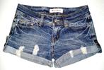 REVERSE - Minishorts Denim  / Jeans - XS/34, Reverse, W27 (confectie 34) of kleiner, Gedragen, Verzenden