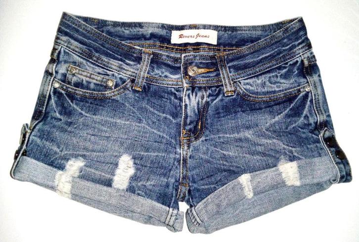 REVERSE - Minishorts Denim  / Jeans - XS/34, Kleding | Dames, Spijkerbroeken en Jeans, Gedragen, W27 (confectie 34) of kleiner