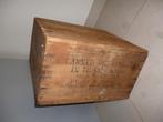 Oude houten kist krat in hout Boost MSK Antwerp Export, Huis en Inrichting, Woonaccessoires | Kisten, Ophalen