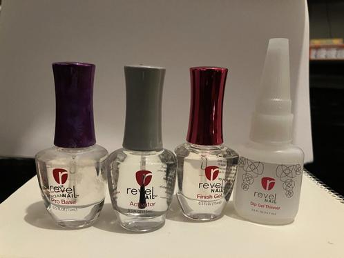 Dip Powder Liquid Set Revel Nails Manicure Dip Poeder, Handtassen en Accessoires, Uiterlijk | Cosmetica en Make-up, Zo goed als nieuw