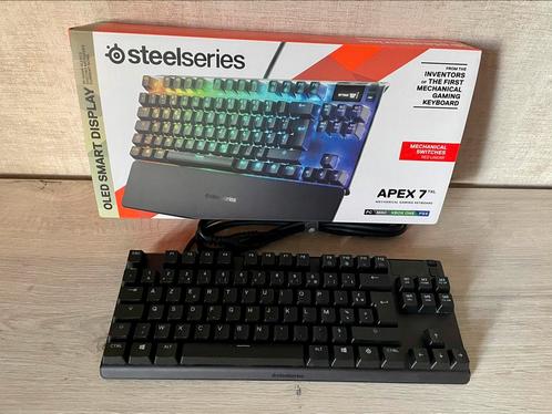 Steelseries Apex 7 TKL toetsenbord, Computers en Software, Toetsenborden, Gebruikt, Azerty, Bedraad, Gaming toetsenbord