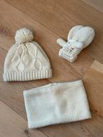 Muts, sjaal & wanten - beige - 2 tot 5 jaar, Kinderen en Baby's, Ophalen, Zo goed als nieuw, Meisje, Setje