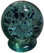 oude groene presse-papier op voet., Antiek en Kunst, Ophalen of Verzenden