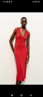 Nieuwe elegante rode jurk van ZARA M, Zara, Nieuw, Ophalen of Verzenden, Rood