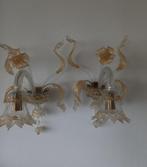 2 appliques murale murano tres belles !, Ophalen