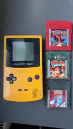 Gameboy color geel 3 games, Games en Spelcomputers, Ophalen, Zo goed als nieuw