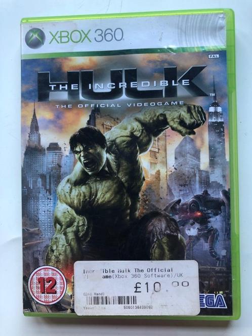 XBOX360 The Incredible Hulk (1), Games en Spelcomputers, Games | Xbox 360, Gebruikt, Avontuur en Actie, 1 speler, Vanaf 12 jaar