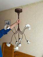 Sierlijke 10 armige luchter in Patine, Antiek en Kunst, Ophalen