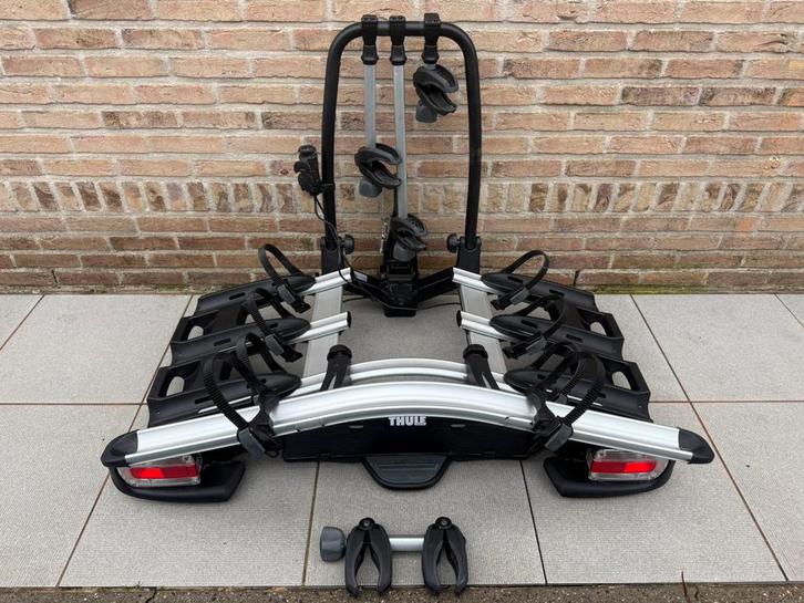 Velocompact thule fietsendrager voor 4 fietsen! 60kg laadver, Auto diversen, Fietsendragers, Zo goed als nieuw, Trekhaakdrager