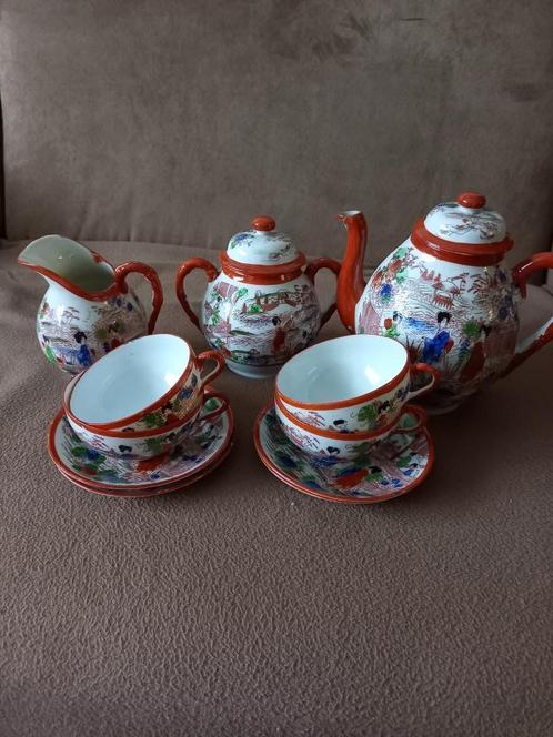 Servies chinees motief, Antiek en Kunst, Antiek | Servies compleet, Ophalen
