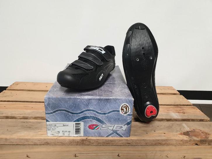 Sidi Scarpe Zephyr Black black Maat 48 – Race, Fietsen en Brommers, Fietsaccessoires | Fietskleding, Nieuw, Dames, Heren, Kinderen