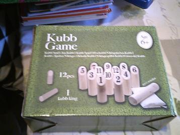 Kubb game, Kinderen en Baby's, Speelgoed | Houten speelgoed, Ophalen of Verzenden, Zo goed als nieuw, Overige typen