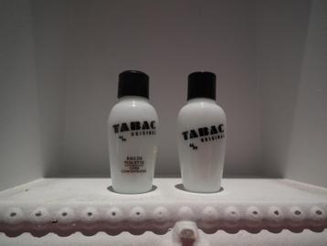 2 Miniatures Eau de toilette & After shave lotion "Tabac", Envoi, Utilisé, Miniature