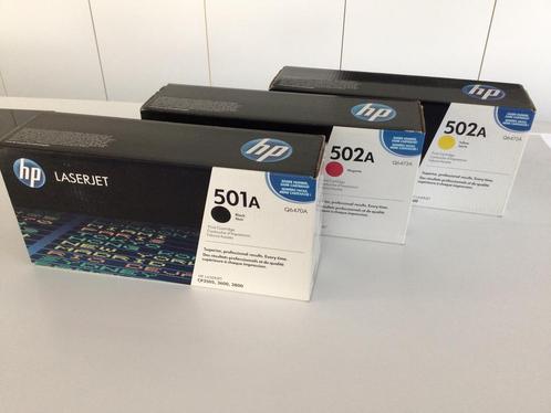 HP Laserjet Cartridge 501A en 502A in verzegelde verpakking, Informatique & Logiciels, Fournitures d'imprimante, Neuf, Cartridge