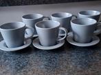 6 kopjes met onderbordje, Huis en Inrichting, Keuken | Servies, Ophalen