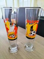 2x grote longdrinkglazen 'Rode Duivels' 23cm, Enlèvement ou Envoi